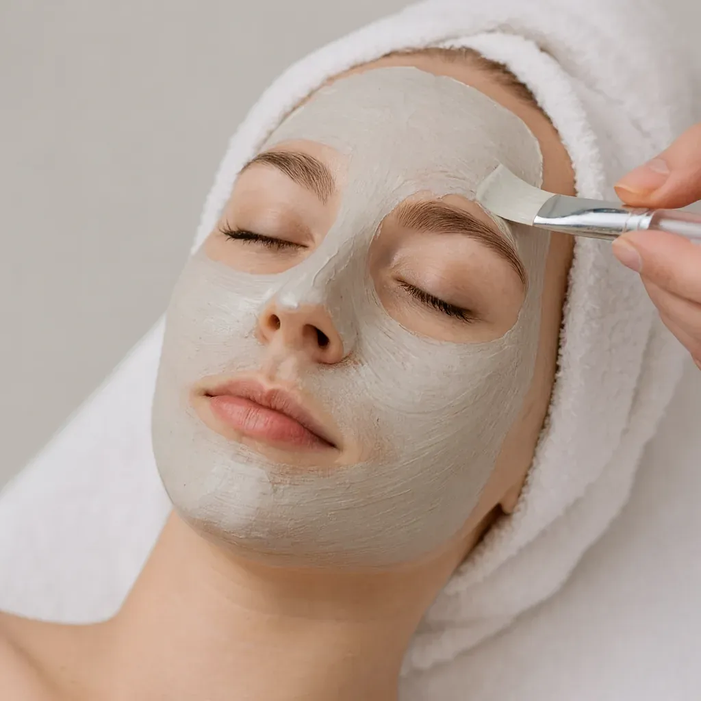Relaxing facial treatment