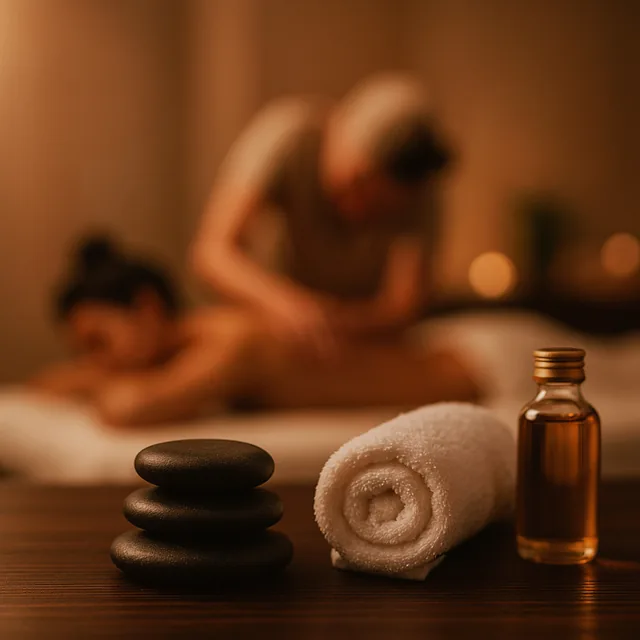 Hot Stone Cupping & Aroma Therapy Oil
