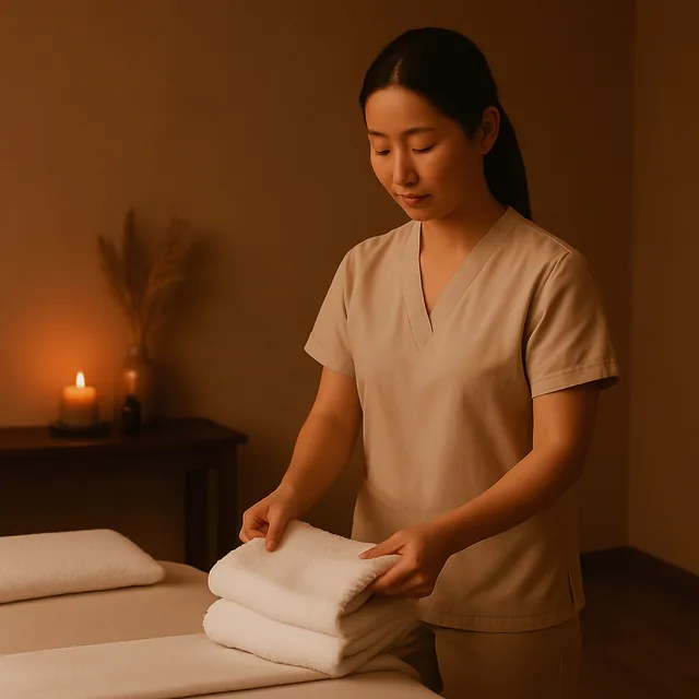 WEN Massage SPA team and clean treatment room in Honolulu