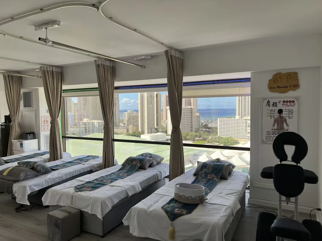Couples massage room